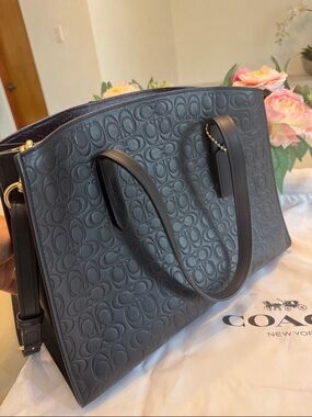 Coach vintage bag! Black leather